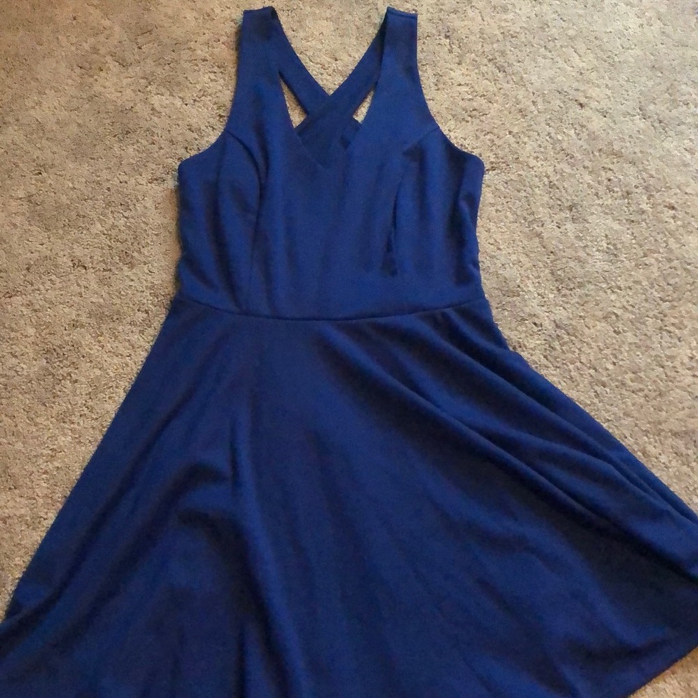Blue dress